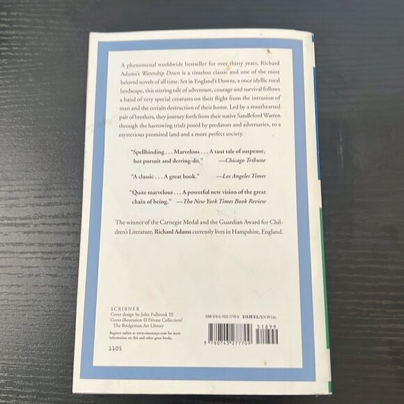 Watership Down ~ A Novel ~ Written by Richard Adams - Picture 2 of 3